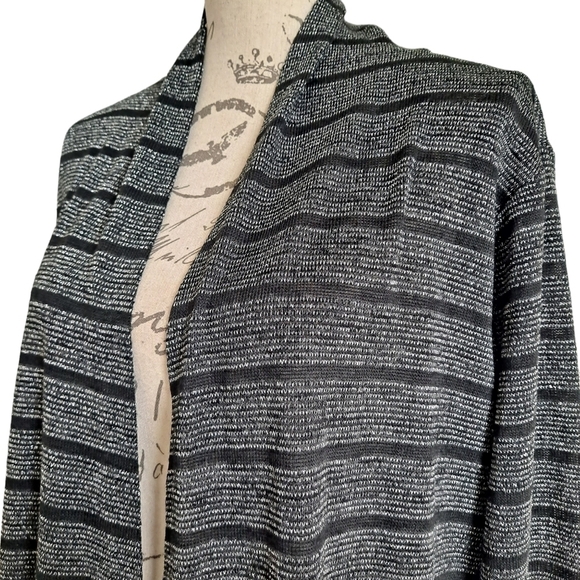 Lane Bryant open front sparkle cardigan sweater size 26/ 28 metallic Party Nwt - Picture 14 of 15